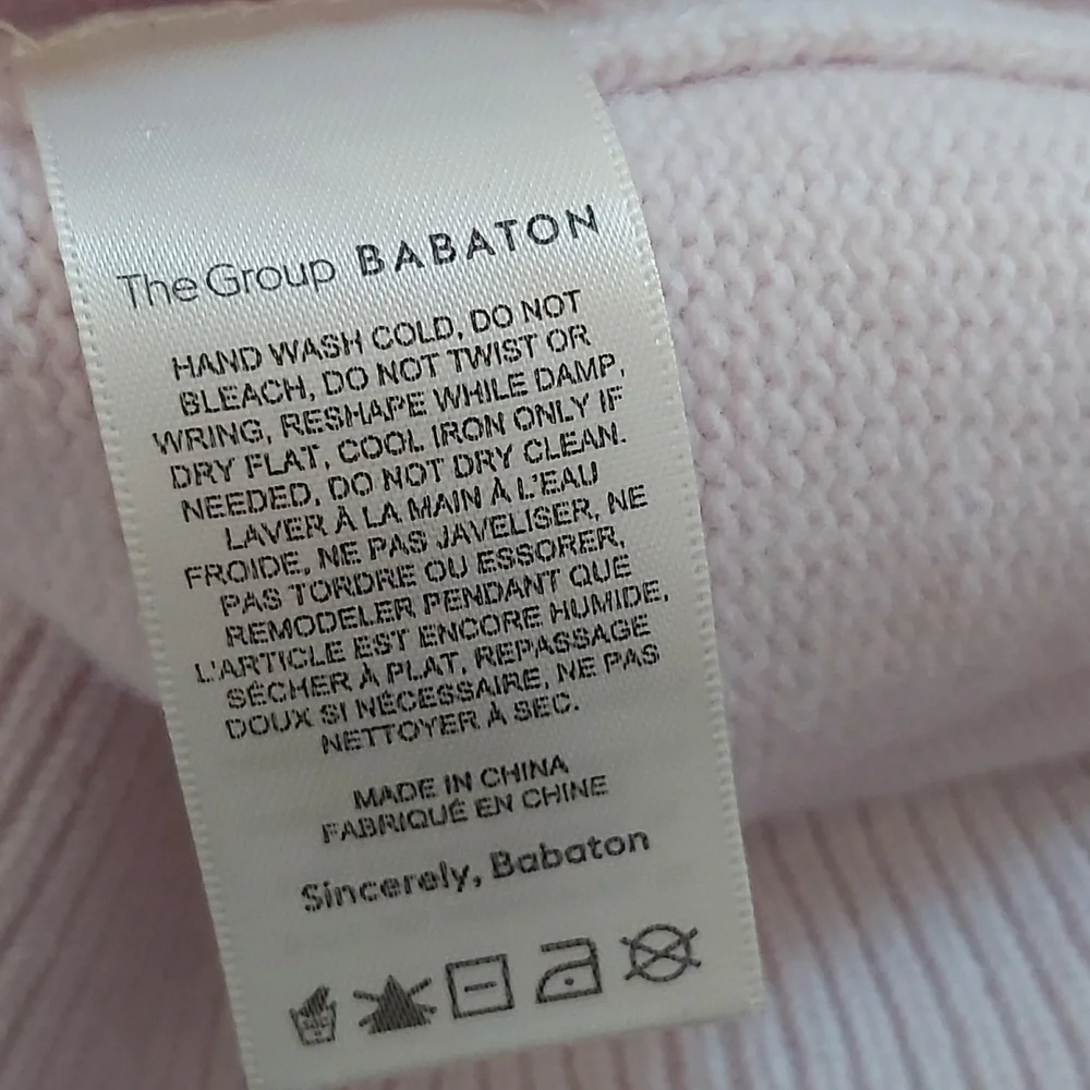 Aritzia Babaton Stargaze Turtleneck in Light Pink/Purple Size M/L - Picture 8 of 9